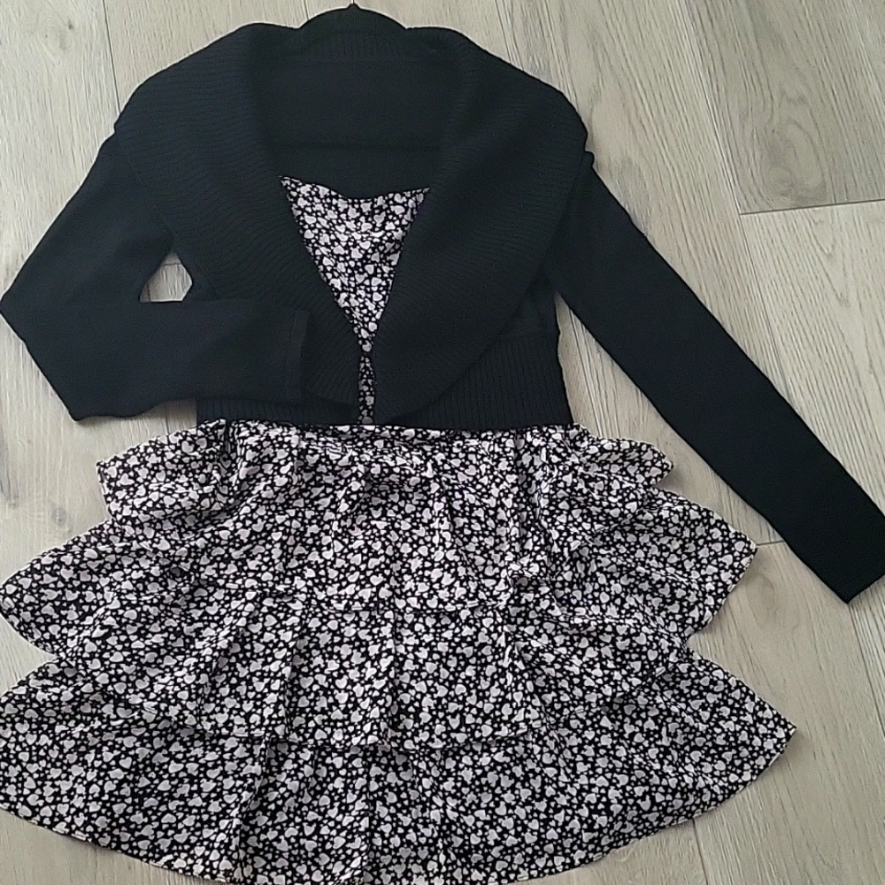 Sweater with dress